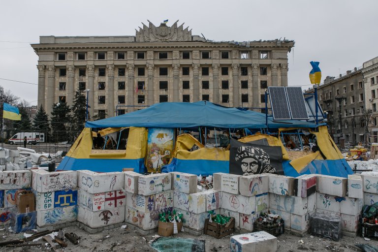 Сліди “миротворців”: Харків у 20-ти світлинах